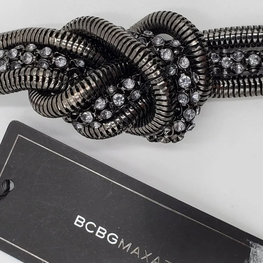 BCBGMaxAzria Knotted Rhinestone Belt - NWT
